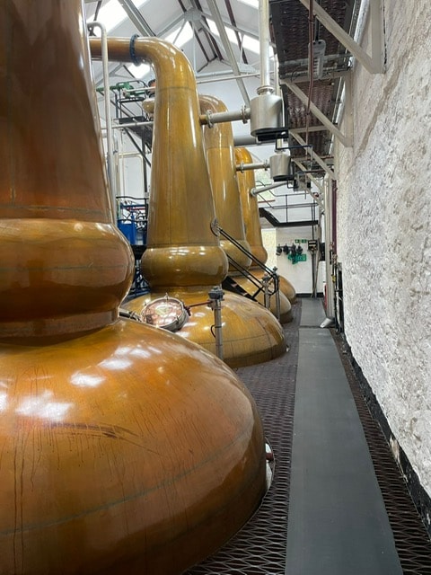 Scottish whisky distillery buildings